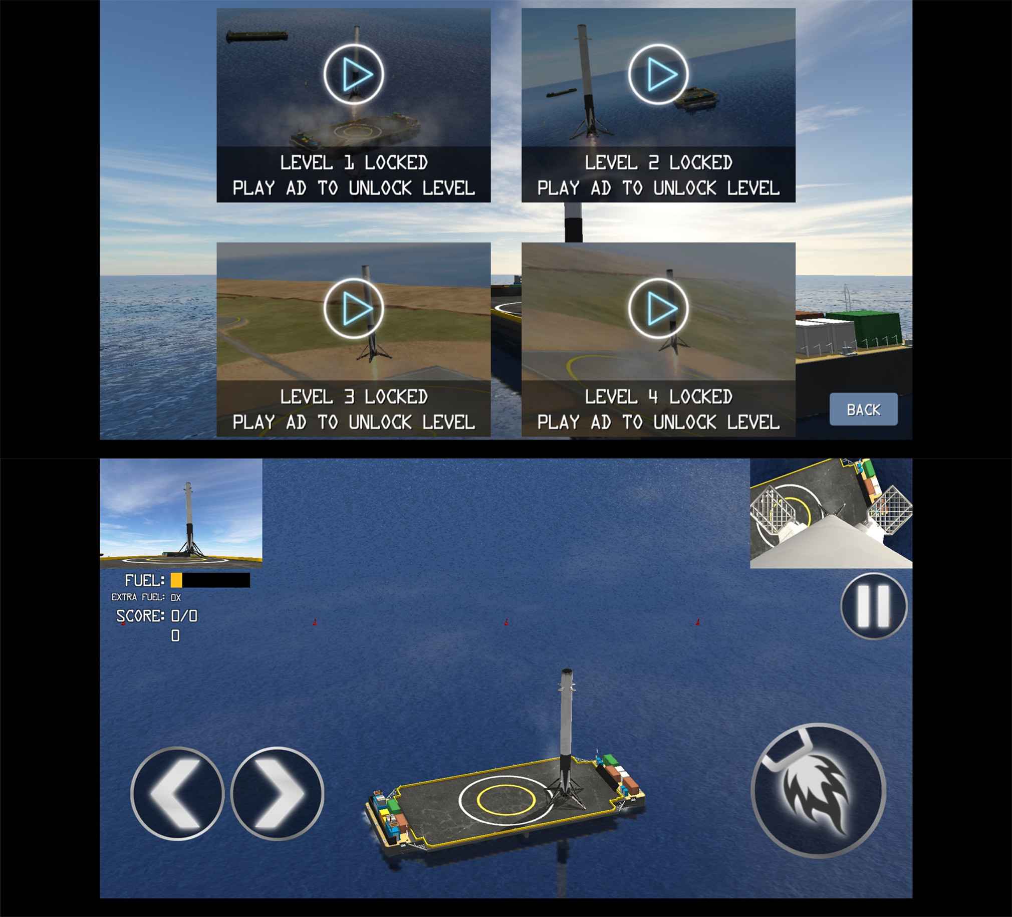 一级着陆模拟器v1.9.4飞行模拟器游戏